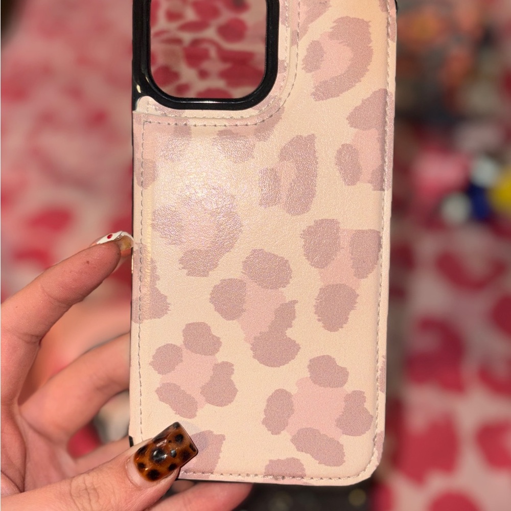 Pink Leopard Print iPhone 12/13 Pro Max Phone Case